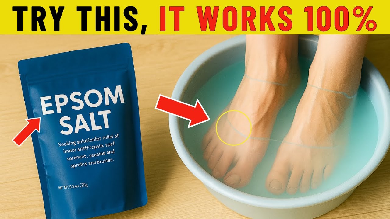 SENIORS, Use Epsom Salt Like This and Watch 9 Health Problems Disappear.