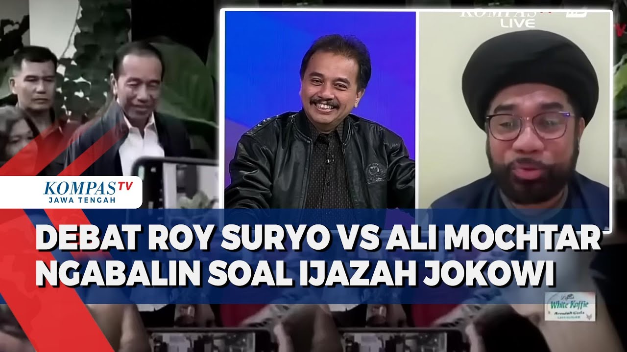 Debat Roy Suryo VS Ali Mochtar Ngabalin soal Ijazah Jokowi
