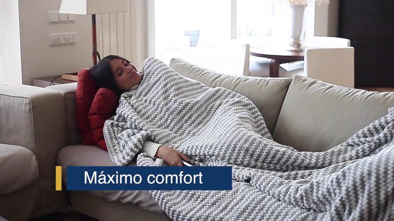 Manta Eléctrica Calienta Camas Delux -XXL - NEWSUMIT - 180x130cm. Electric Heated Blanket XXL.