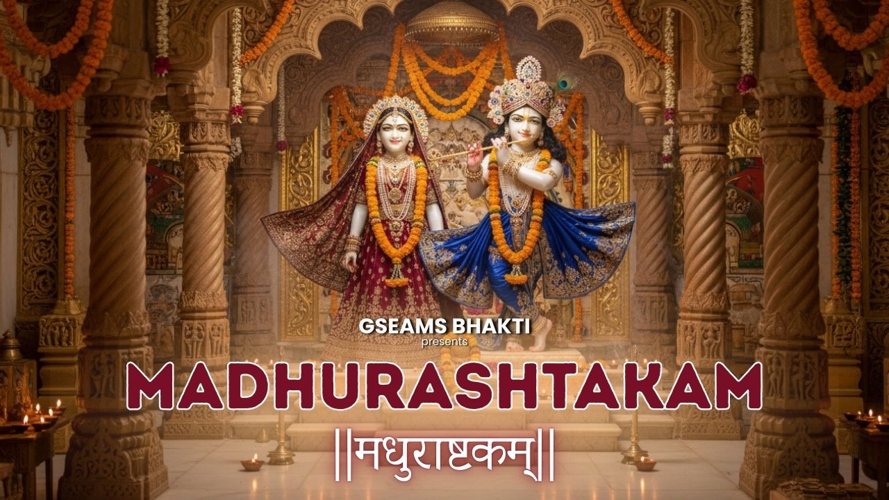 अधरं मधुरं- मधुराष्टकम् | Adharam Madhuram- Madhurashtakam | Shri Krishna Bhajan with Lyrics