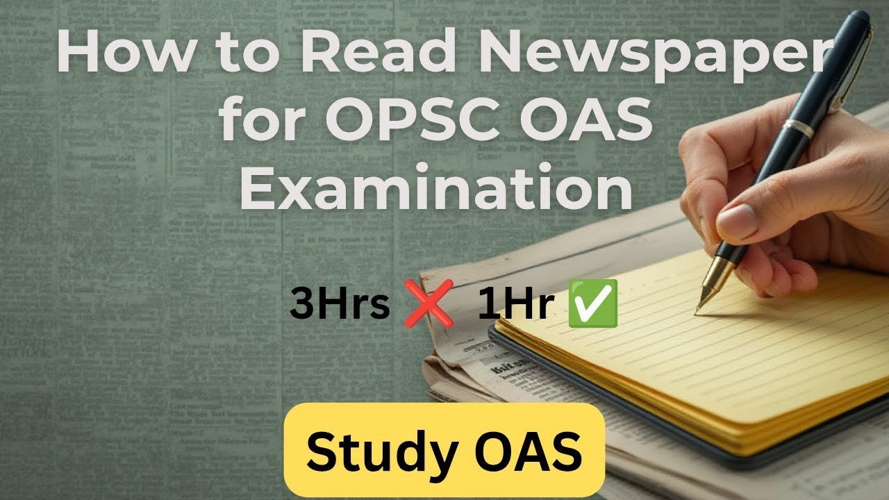HOW TO READ NEWSPAPER FOR OAS EXAMINATION | Beginner's Guide | By Study OAS