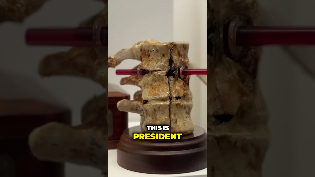Vertebrae of President James Garfield