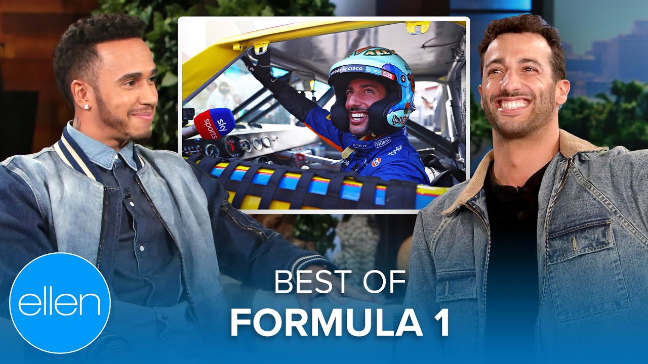 Best of Formula 1 Racers on the ‘Ellen’ Show