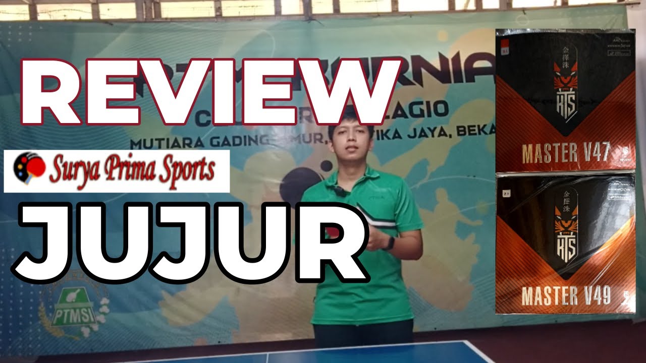 REVIEW MASTER V 49, 47 Table Tennis NEW PRODUCT | Tenis Meja | Pingpong