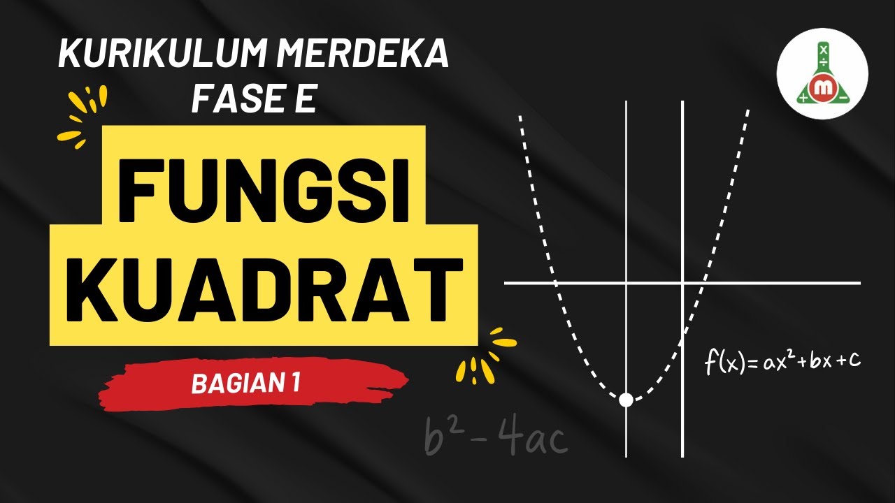 Fungsi Kuadrat Part 1 [Kurikulum Merdeka Fase E Kelas X]