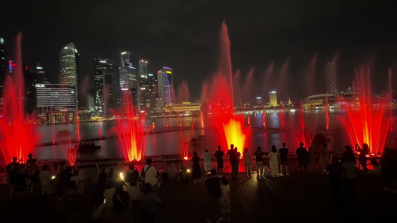 Spectra - A Light & Water Show, Marina Bay 
