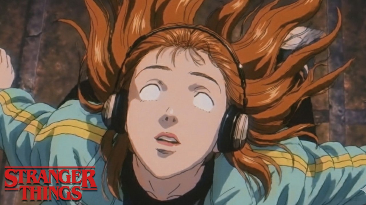 Stranger Things 80s Retro Anime