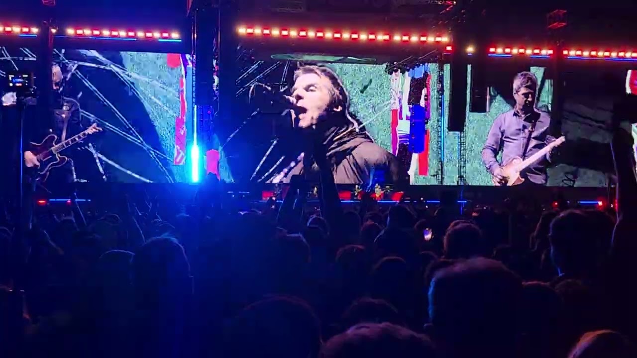 Oasis performs - Cigarettes and Alcohol  - Live in Toronto Aug 24th 2025 at Rogers Stadium 
