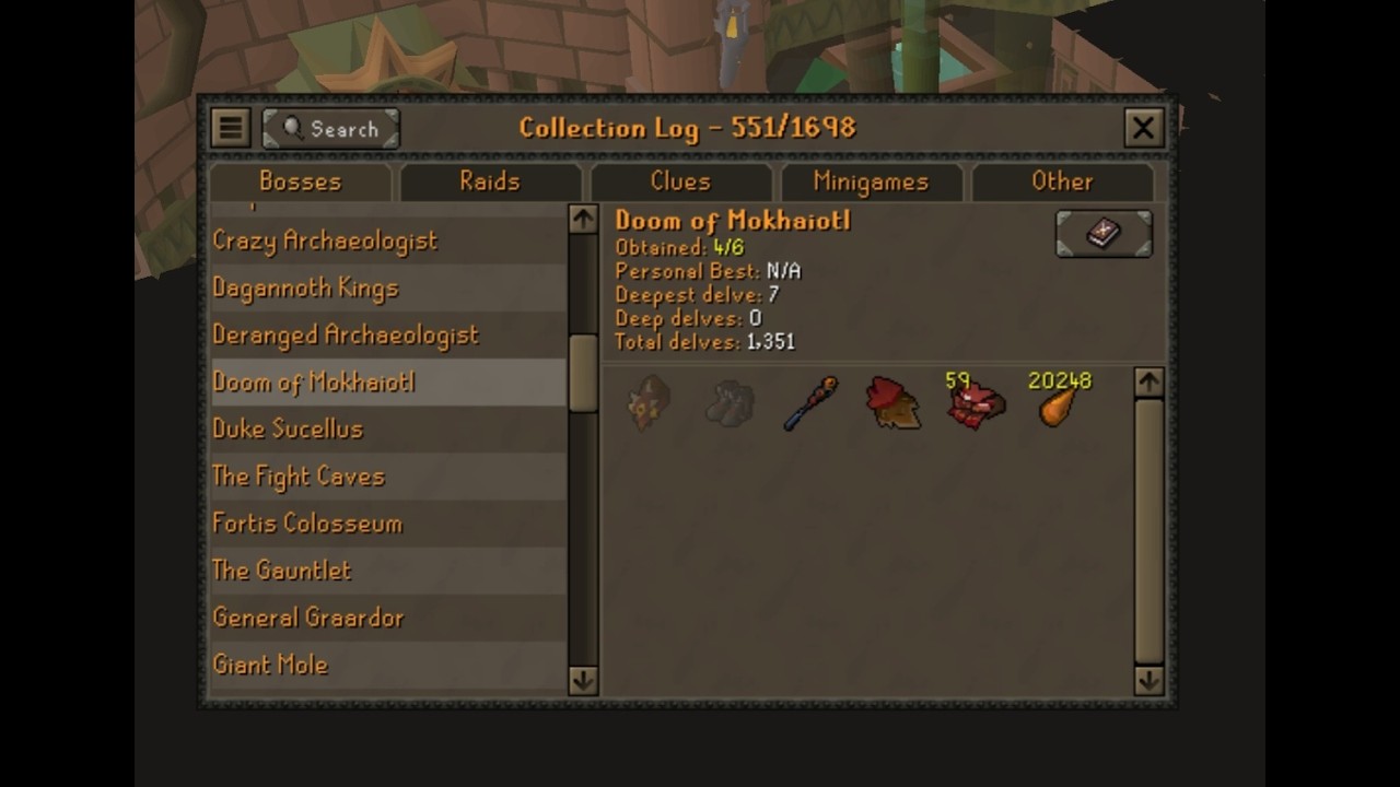 Doom of Makhaiotl Delves 1-6 on mobile.