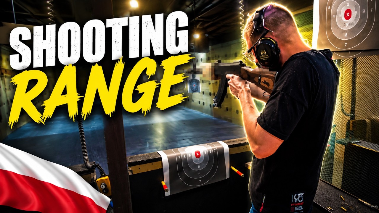 GDANSK TRAVEL VLOG | GOING TO A SHOOTING RANGE IN GDANSK POLAND!!  🇵🇱