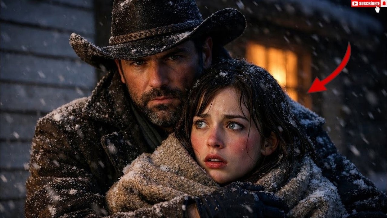 Piégée par un blizzard, la nouvelle institutrice accepte l’offre audacieuse d’un cowboy géant
