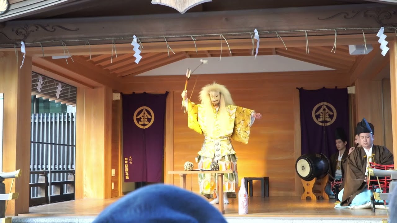 里神楽「稲荷山」【4K】／神楽殿／虎ノ門_金刀比羅宮_初こんぴら祭2026