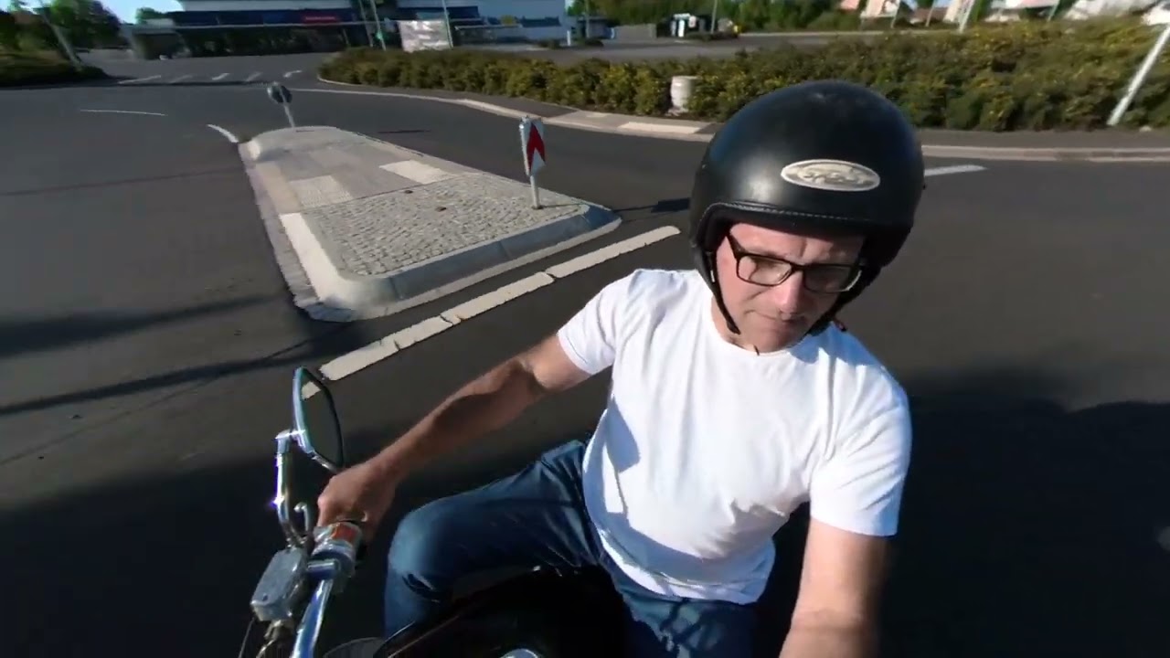 Mit'm Moped durch Arzberg
