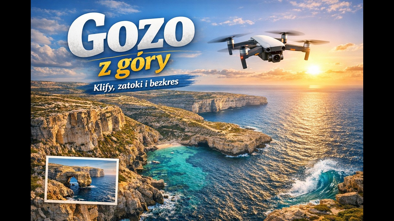 Gozo z lotu drona 2026