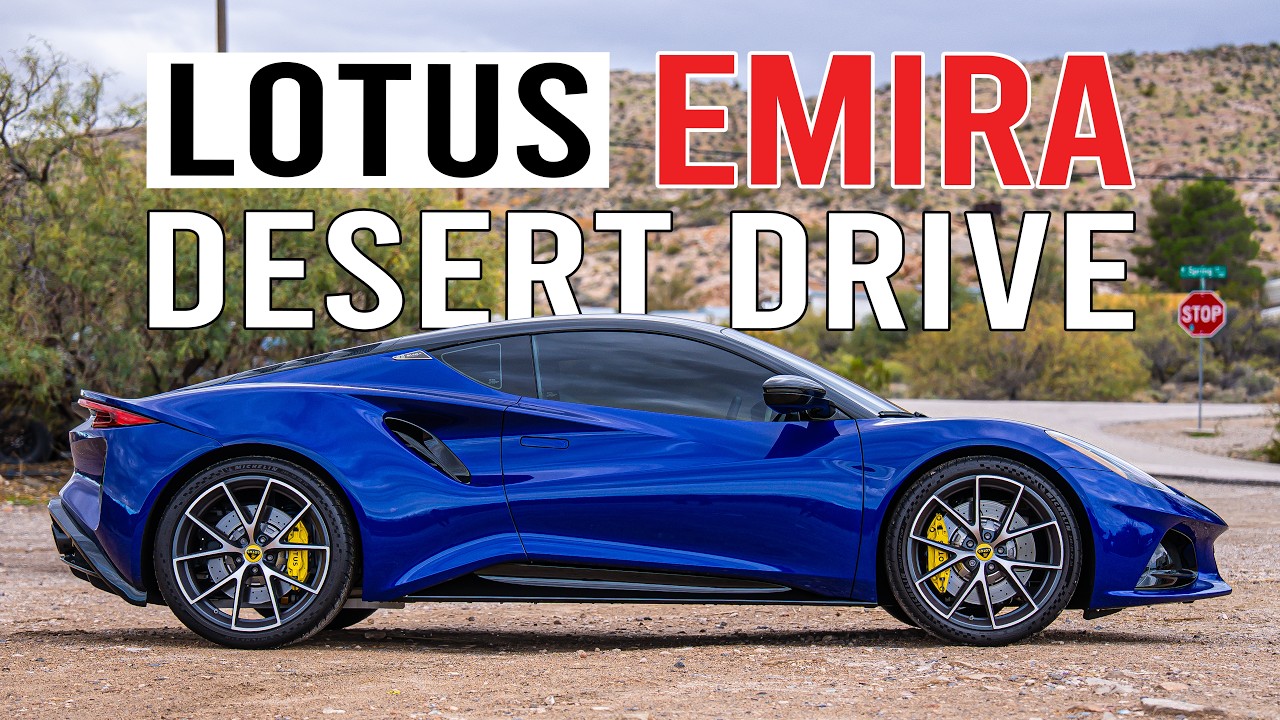 Lotus Emira POV Silent Drive | Nevada Desert (Las Vegas)