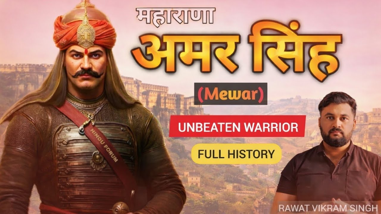 Maharana Amar Singh I – The Son Who Continued Pratap’s Legacy । History । Rajputana vs Mughal Empire