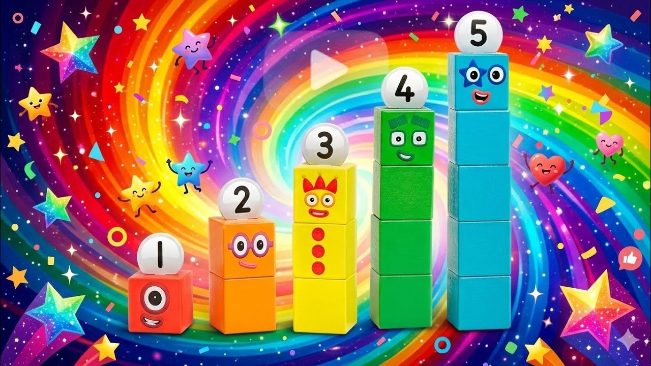 NUMBERBLOCK SATISFIYING VIDEO -  NUMBERBLOCKS SAND PAINTING GALAXY RAINBOW AMAZING ASMR