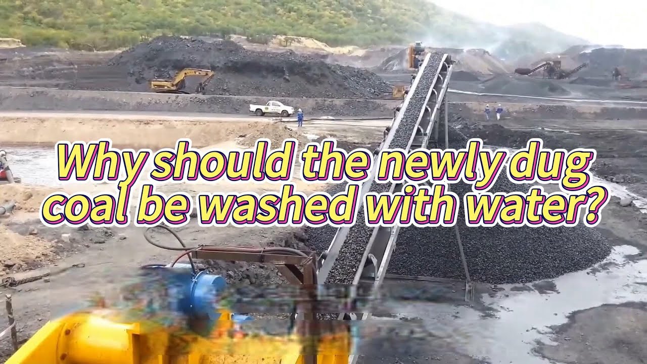 Why should the newly dug coal be washed with water？