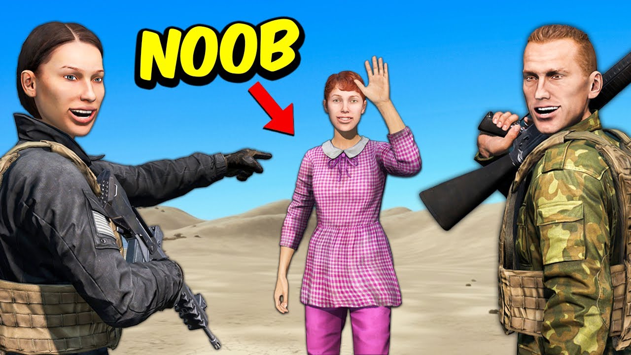 Что произойдёт, когда 45000-часовой дуэт научит нуба в DayZ играть! | Отредактированное приключен...