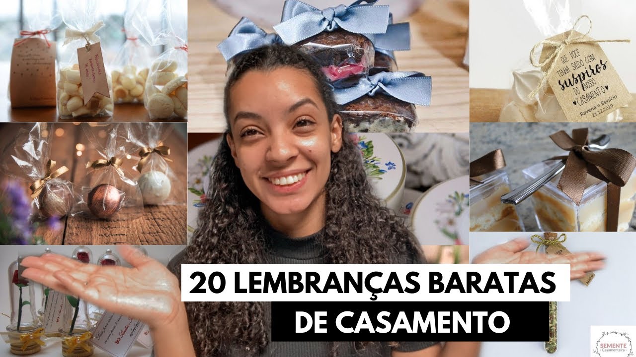 20 LEMBRANÇAS DE CASAMENTO BARATAS PARA FAZER EM CASA - #DIARIODANOIVA ep10