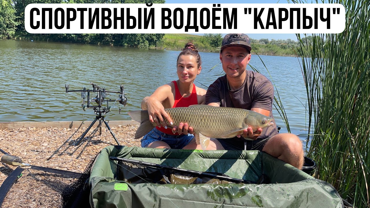 Карповая рыбалка на водоёме «Карпыч». Субботцы. Поймали амура.#carpfishing