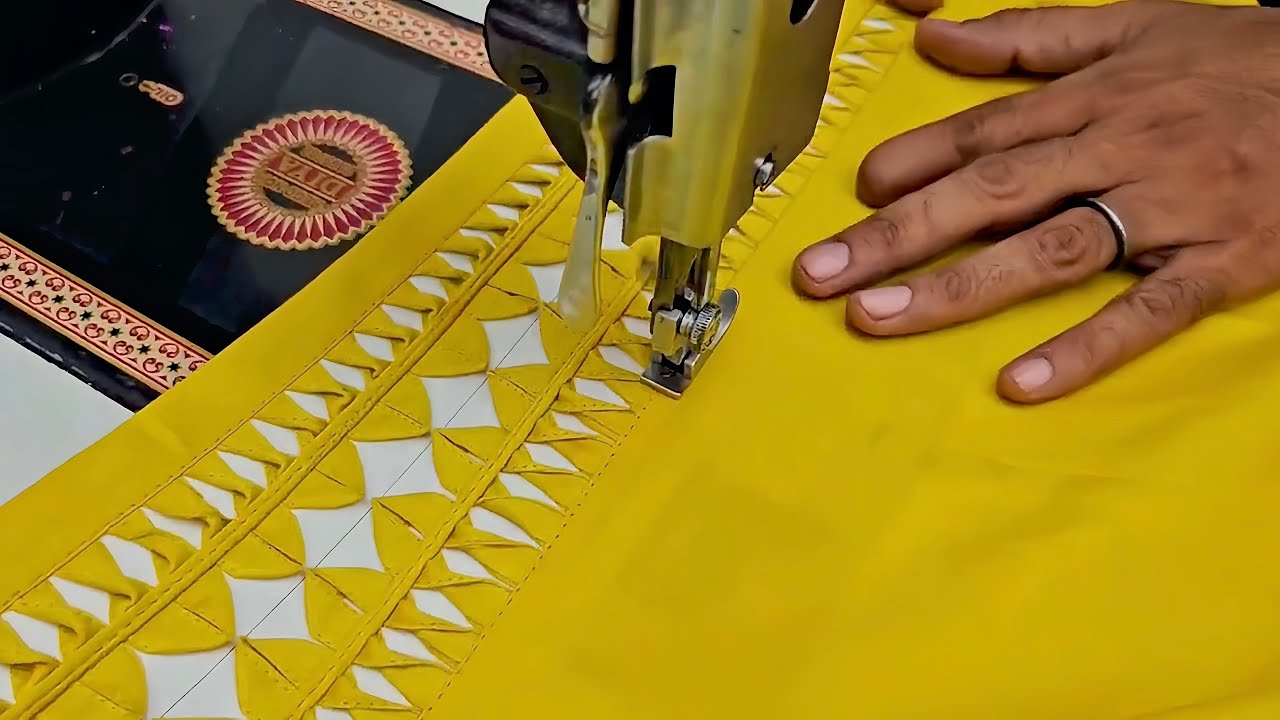 Easy and Beautiful Trouser Poncha Design Cutting and Stitching