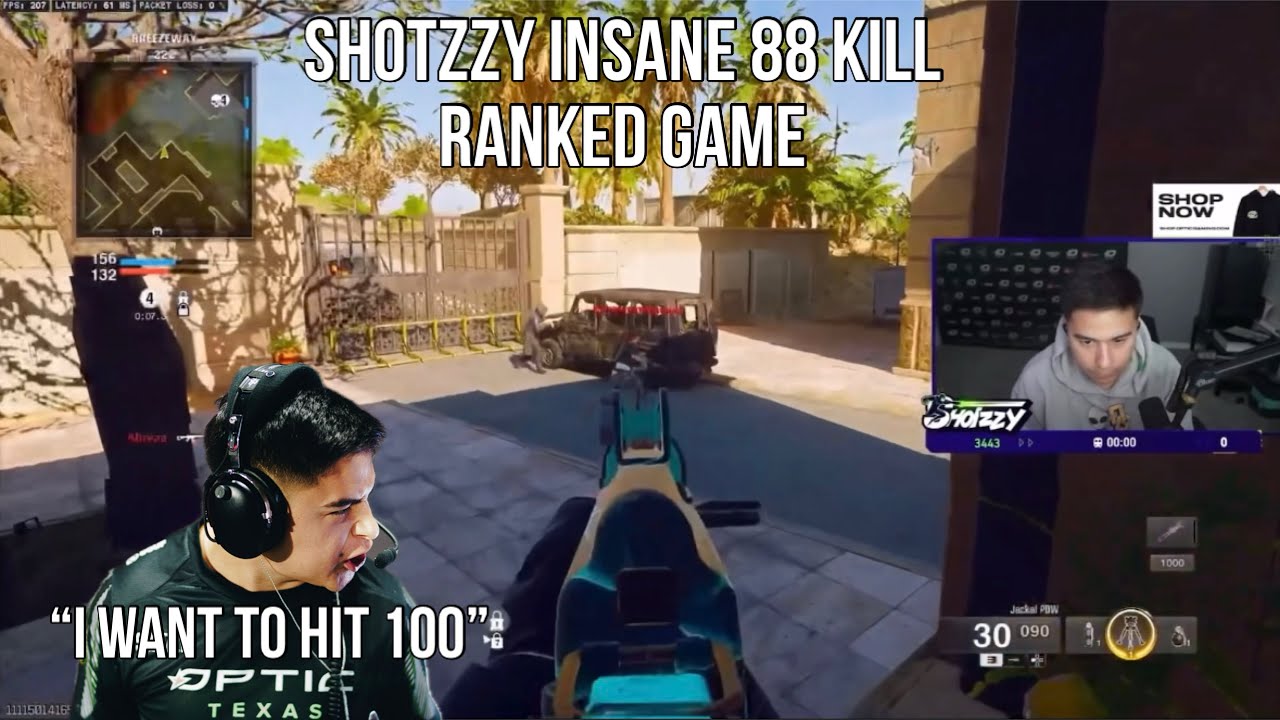 Shotzzy Drops NEW RECORD Of 88 Kills In Ranked 🤯