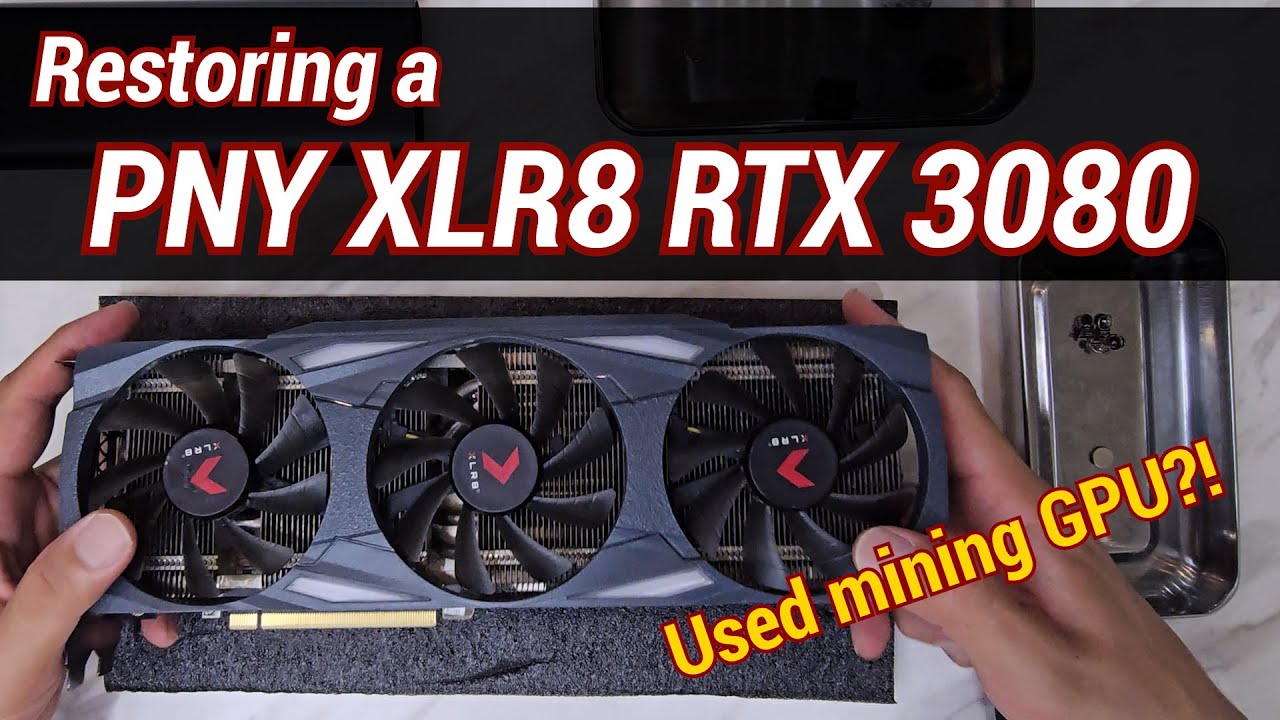 PNY XLR8 RTX 3080 Rebuild: Thermal Pads & Paste, Full Clean Up |PC Haus