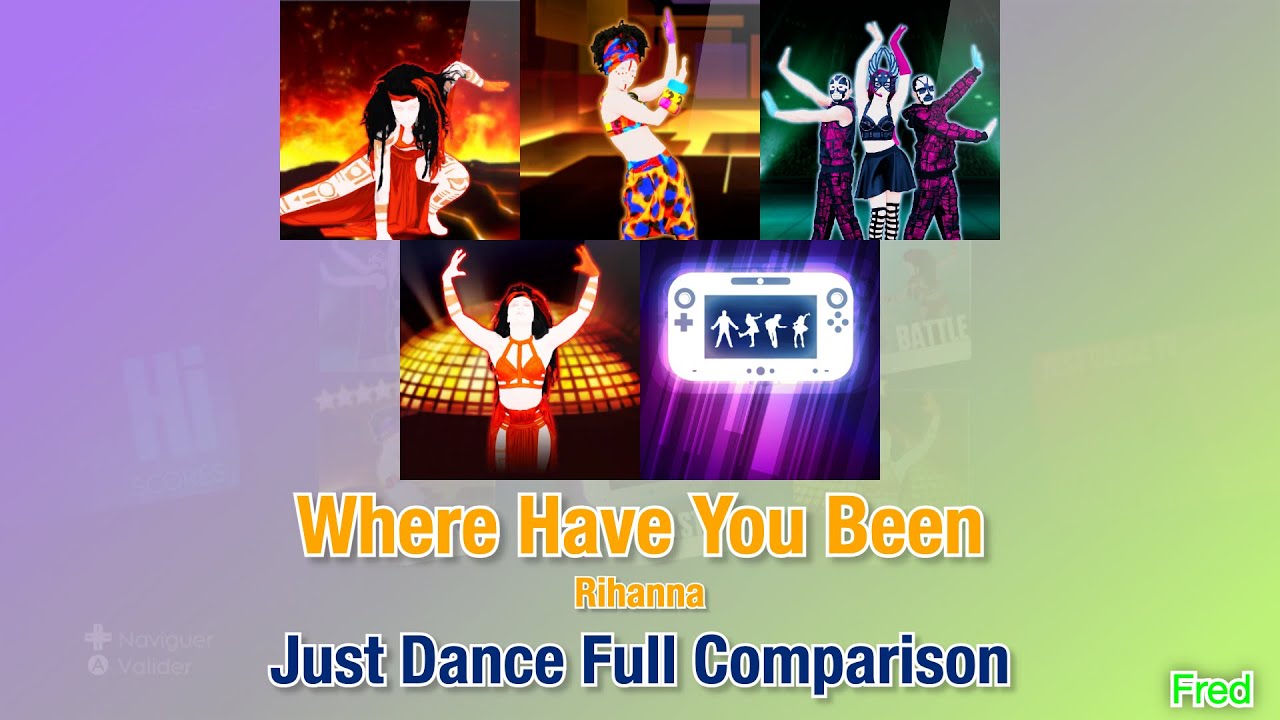 Just Dance Comparisons - Where Have You Been (Classic VS Extreme VS O.S VS M.U VS P.M)