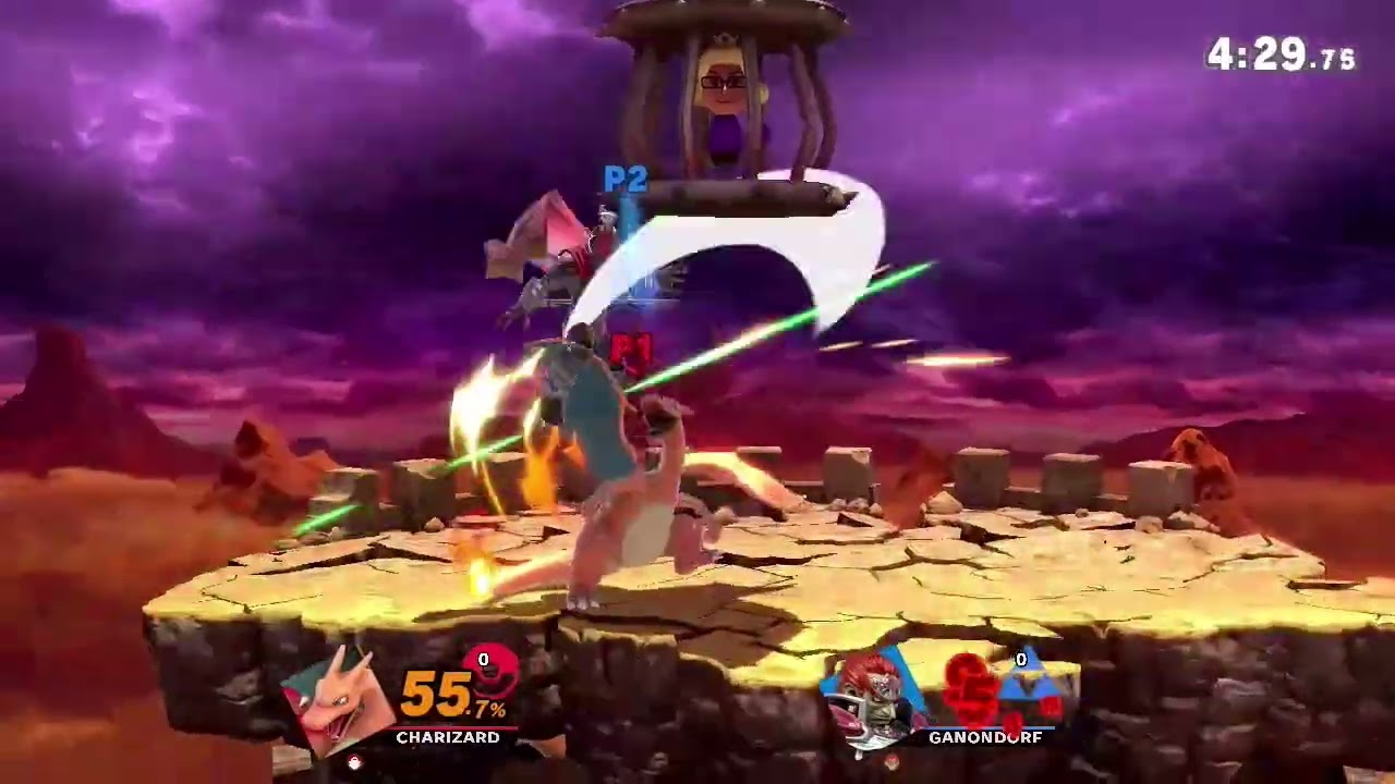 Best 2/3 Puddin (Pokemon Trainer) VS Captain Cain (Ganondorf)