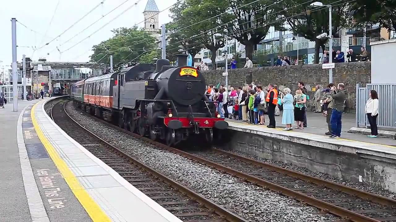 RPSI Irish Steam trains,  No 186 & No 4. (HD)  Dublin, Brayhead, Ireland
