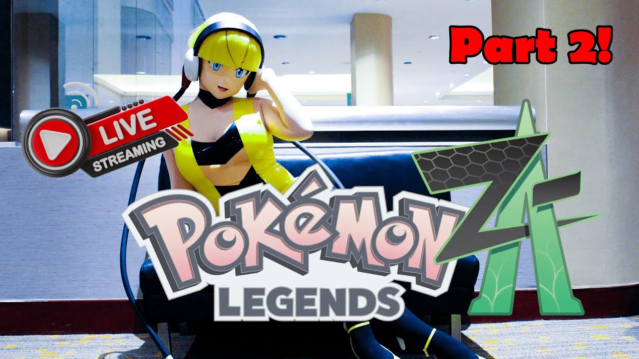 Pokémon Legends ZA Part 2! Live Stream hangout with a Cute Elesa Cosplay Anime Girl!