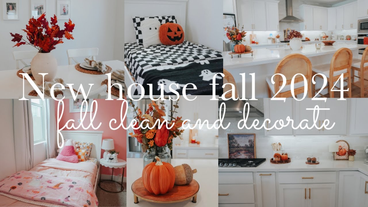 ✨ NEW HOUSE FALL CLEAN AND DECORATE 2024!! || FALL DECORATE WITH ME || FALL DECOR IDEAS
