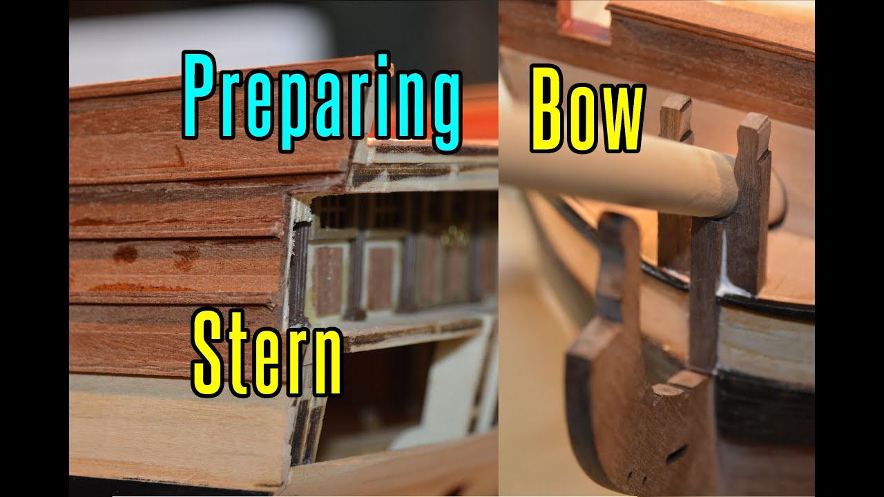Montanes - part 37 Preparing Bow And Stern