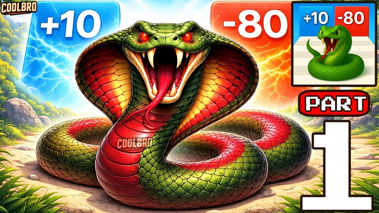Snake Run Evolution 3D Part 1 - Gameplay Walkthrough Android,iOS