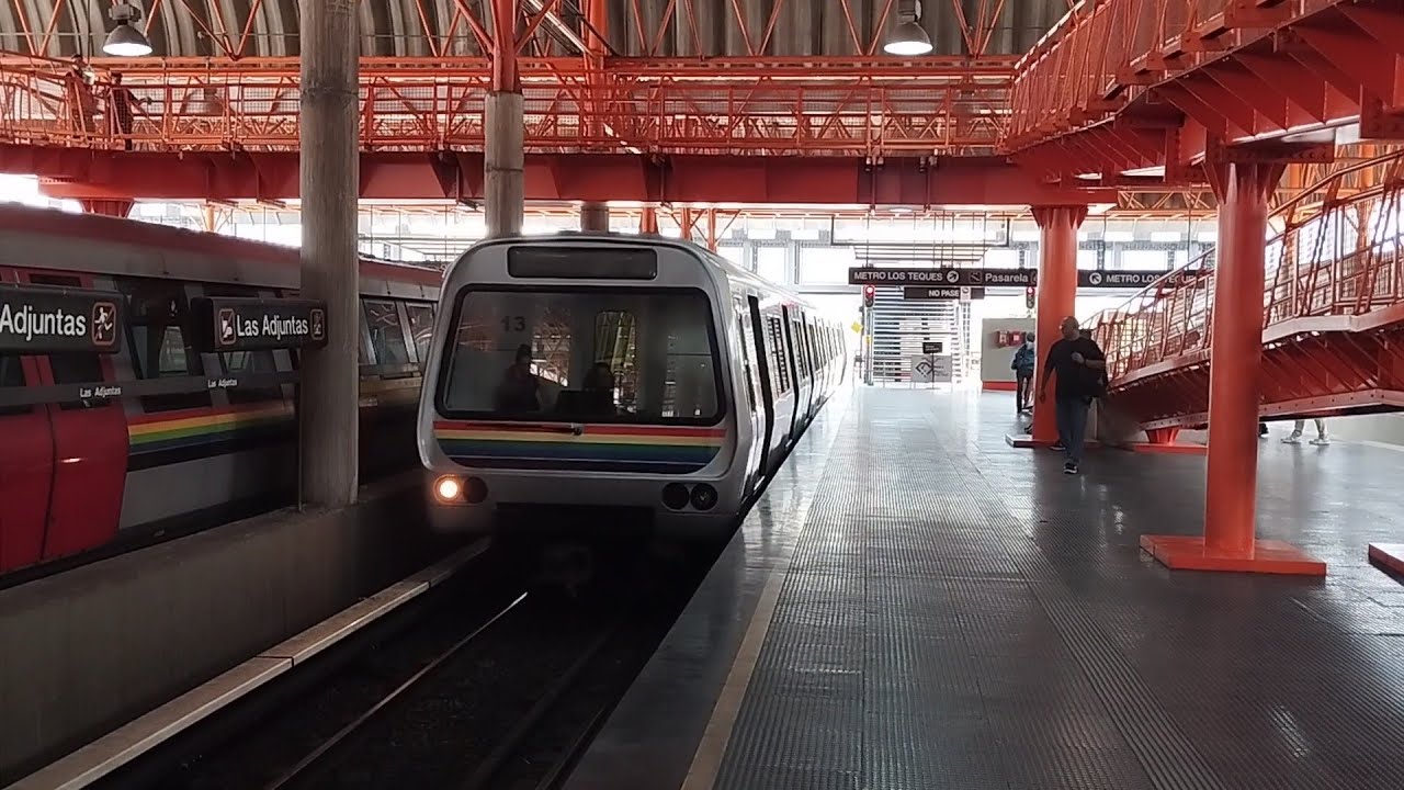Metro De Caracas Linea 2 Alstom S5 Sin Servicio Comercial Hacia Linea 3 