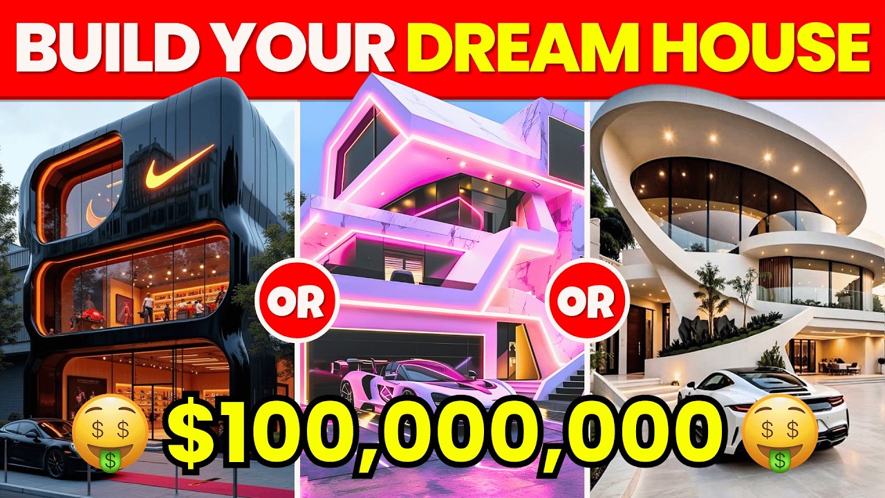 Вы бы предпочли построить роскошный дом за 100 000 000 долларов? 🏰💎 | Викторина 2026