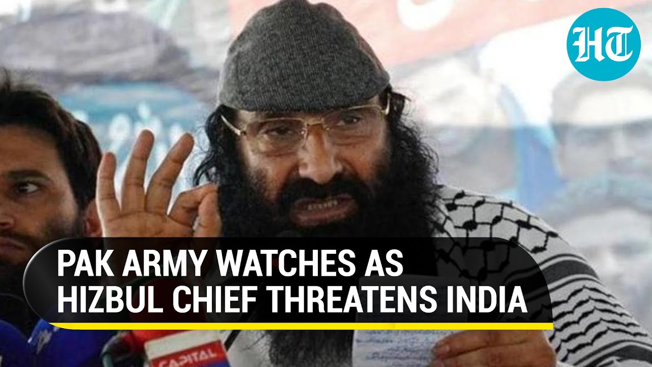'India's Destruction...': Hizbul Chief Salahuddin threatens from Pak garrison City | Watch