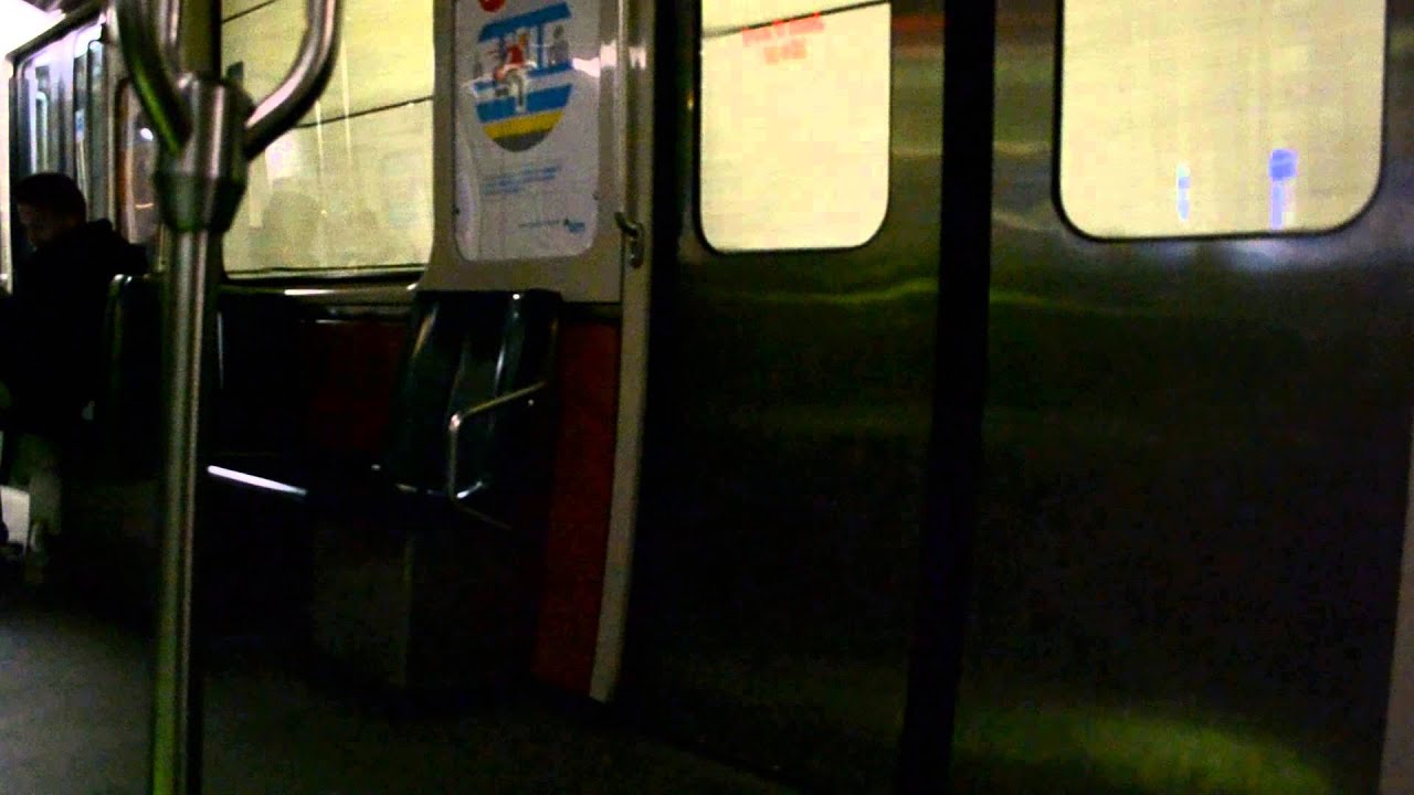 DARK RIDE ON MONTREAL MR-73 METRO TRAIN