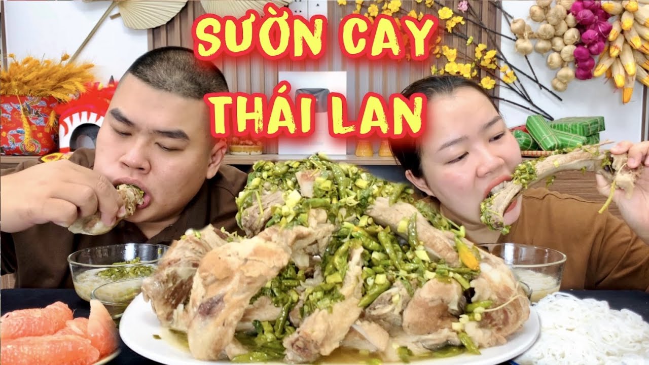 Lần Đầu Nấu Sườn Cay Thái Siêu To Khổng Lồ Hình Tháp Tưởng Không Ngon Ai Ngờ Ngon Chấn Động | T832