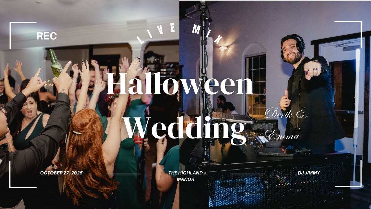 Live Halloween Wedding DJ Mix | Highland Manor Orlando, FL | Pop, Disco, Hip-Hop, EDM, Rock, Latin