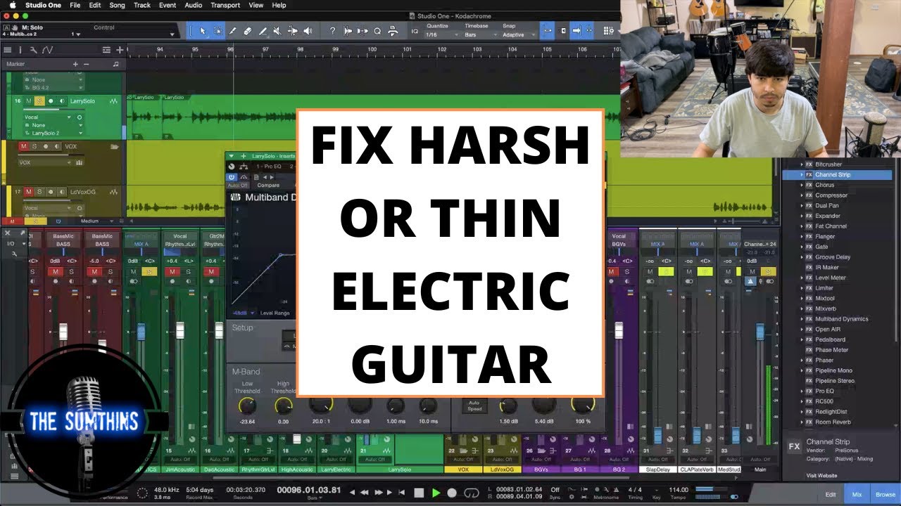 How To FIX HARSH Or THIN ELECTRIC GUITAR