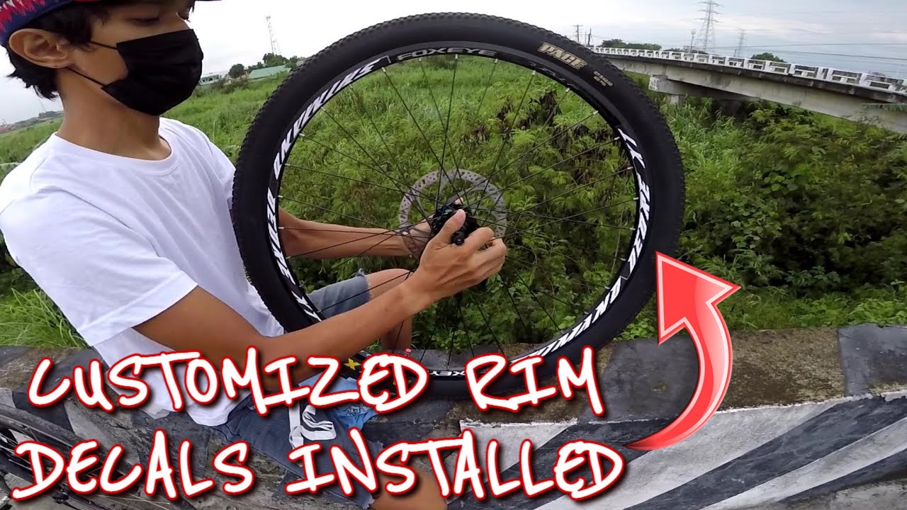 INSTALLING RIM DECALS | ORDER NAKAYO AHA!