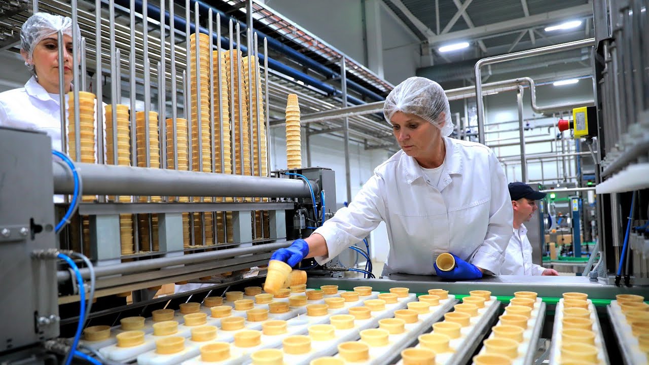 How Ice Cream Is ACTUALLY Made // Inside an Ice Cream Factory