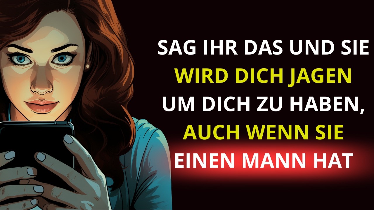 Diese 3 VERBOTENEN SÄTZE lassen jede Frau dich JAGEN wie verrückt | Stoizismus