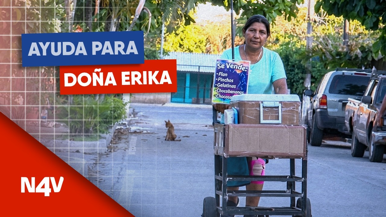 AYUDA PARA DOÑA ERIKA | Noticias 4 Visión | El Salvador