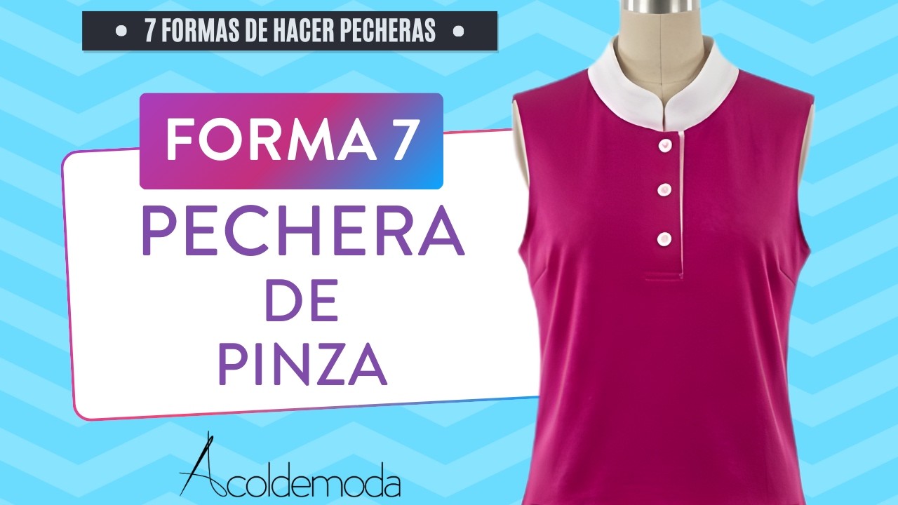 Cómo hacer una pechera de pinza (Forma 7 de 7) | 7 formas de hacer pecheras