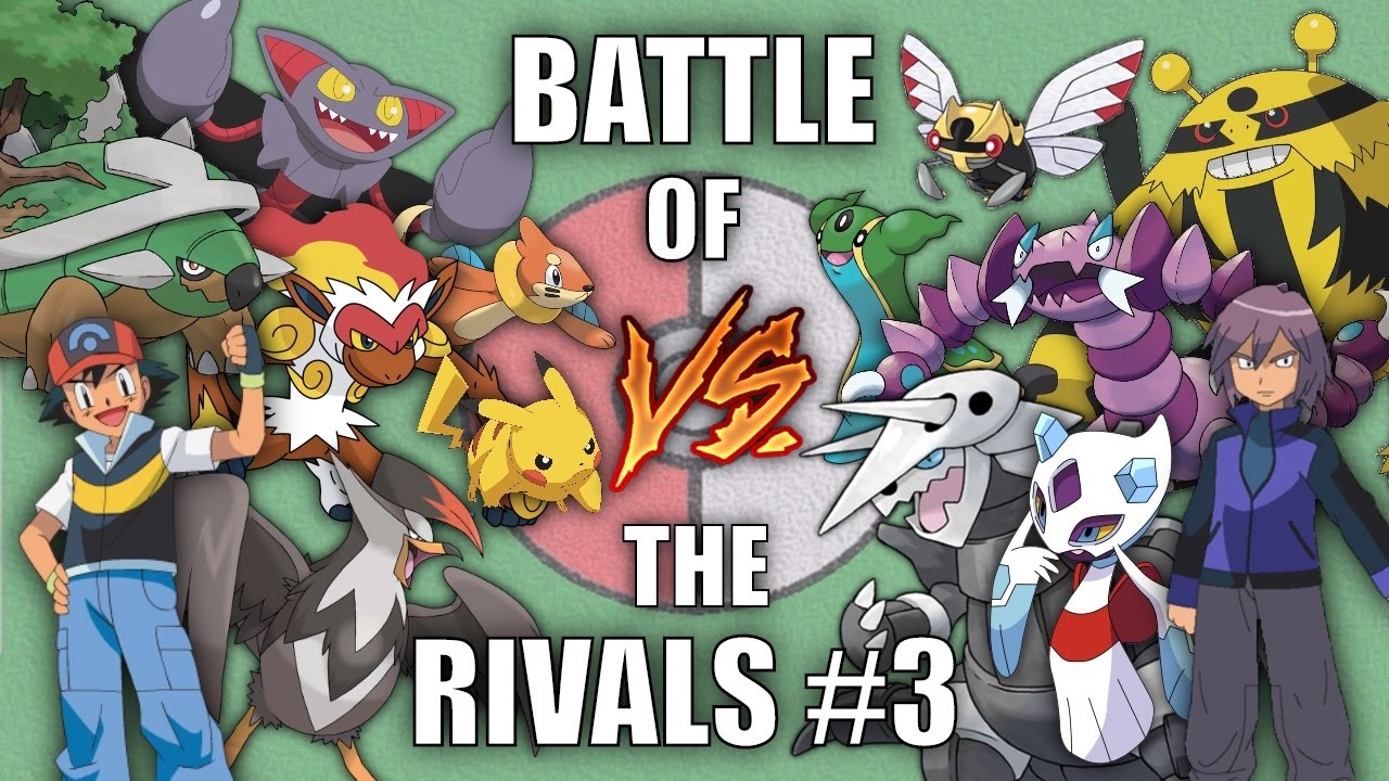 Battle of the Rivals #3 (Ash vs Paul) - Pokemon Battle Revolution (1080p 60fps)