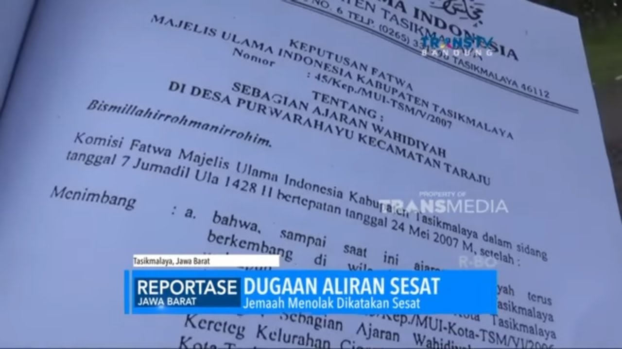 Diduga Aliran Sesat, Tabligh Akbar Jemaah Wahidiyah Dibatalkan