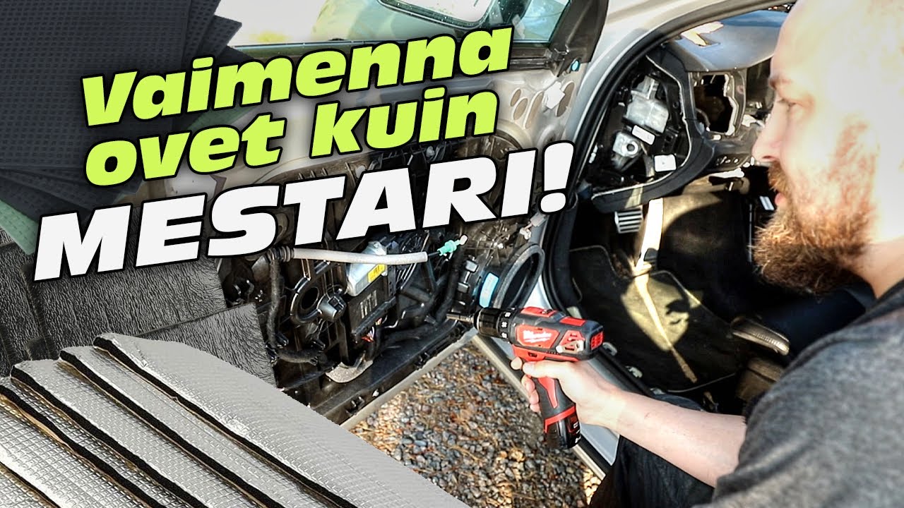 TEE-SE-ITSE | Perusteellinen vaimennus auton etuoviin! | Volvo V60 T8 2020